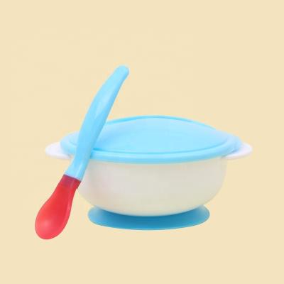 China BPA Free Eco Friendly Baby Food Feeding Bowl Set New Baby Bowl With Suction for sale