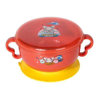 China BPA Free Baby Bowls, Best Suction Bowls with Lid for Baby Toddler Self-Feeding. for sale