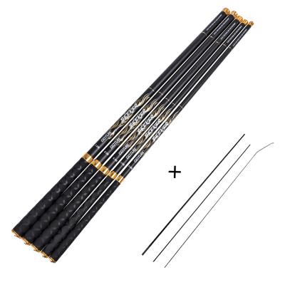 China New Carbon Fiber Goture Stream 3.6 M Telescopic Rods Hard Power Carbon Fiber Fishing Pole Carp Fishing Rod for sale