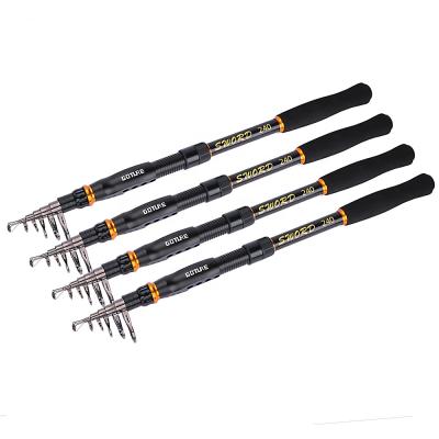 China Carbon Goture Telescopic Rod 2.4M Fishing Rod Telescopic Carbon Fiber Fishing Rod Telescopic for sale