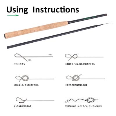 China Hot Selling Fast Action Fly Carbon Fiber Fly Pole Rod Carbon Fiber Telescopic Fly Rod for sale