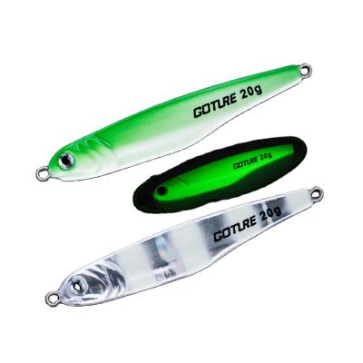 China Goture Metal Spoon Lure 20g Lure 20g Jig Bait Hard Artificial Fishing Tackle Slow Baiting C10990-5-8 for sale