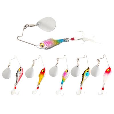 China Goture 1PCS Vib Metal Rotary Vibration Baits 10g/15g/20g Treble Hooks Wobblers Bass Fishing Tackle Scoop Spinner Fishing Lures C11101 for sale