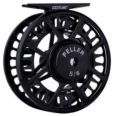 China Goture PELLER Straight Fly Fishing Reels 5/6 WEIGHT 2+1BB CNC Machined Big Shaft Fly Reel Fishing Reel Fly Fishing for sale