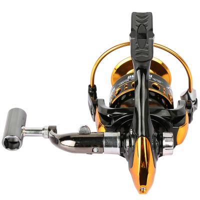 China Goture Metal Reel Straight Handle Spinning Fishing Reel 4000 Series 13BB 5.2:1 Spinning Reel Seawater Wheel Fishing Carp Feeder for sale