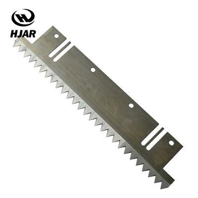 China Factory Packaging Machine Serrated Cutter Blade for sale