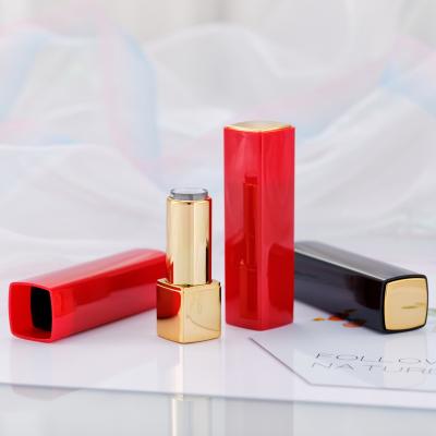 China Wholesale empty tube 12.1mm lipstick press cosmetics tube black and red and bounce style tube in stock for sale