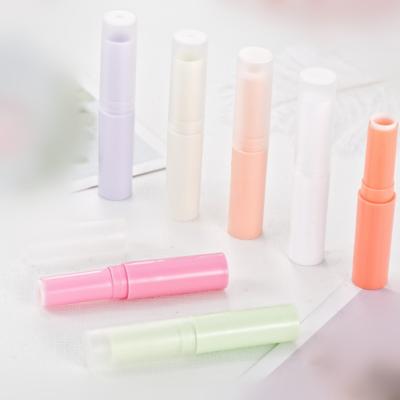 China Cosmetics hot sale empty lip stcik tube directly filled tube into stock colored lip balm tubes for sale