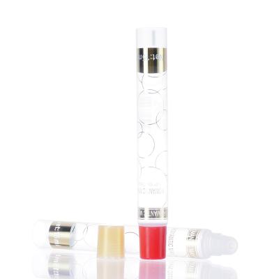 China Cosmetics 3ml 7ml 10ml Empty Soft PE Lip Gloss Squeeze Fancy Clear Tube For Cosmetic Lip Oil Packaging for sale