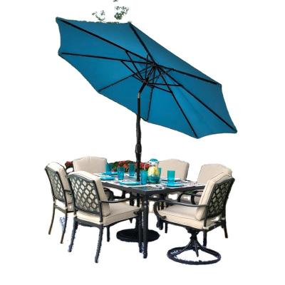 China Modern High Quality Modern Outdoor Balcony Balcony Parasol Sun Shade Sun Shade Patio Aluminum Circular Umbrella for sale