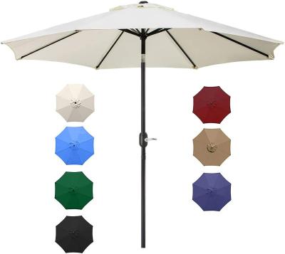 China Modern Outdoor Beach Garden Balcony Patio Umbrella Restaurant Table Parasol for sale