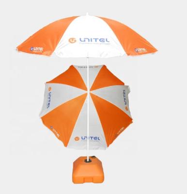 China Modern Pool Beach Umbrella Patio Umbrellas , Custom Printing Promotion Parasol Umbrella for sale