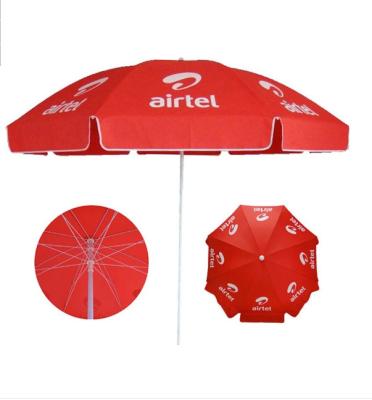 China Modern Custom Design Foldable Outdoor Sun Umbrella Promotional Beach Umbrella for sale