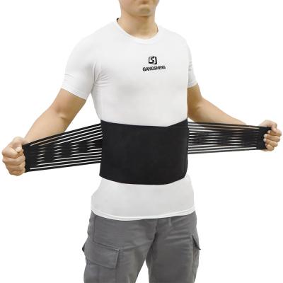 China GANGSHENG High Quality Customized Portable Waist Support Belt For Lower Pain Relief With 4 ABS Support Band for sale