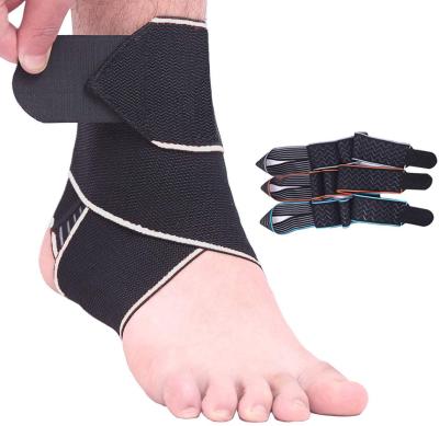 China Breathable Adjustable Sports Basketball Ankle Compression Soporte de tobillo Ankle Elastic Support Brace for sale