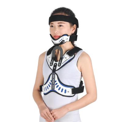 China Chest Adjustable Head Brace Neck Cervical Orthoses Vertebra Support Cervical Thoracic Corrector for sale