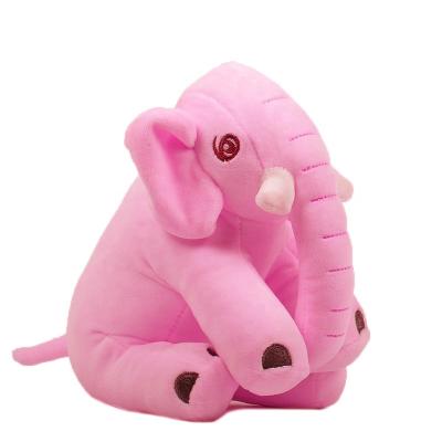 China Soft Gifts Custom Pink Plush Animals Pillows Elephant Stuffed Pillow for sale