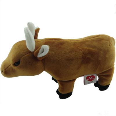 China Cute Soft Plush Toy Stuffed Animal Cow for sale