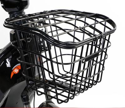 China Easy install E scooter shopping basket iron fruit basket front basket for electric mobility scooter motorcycles ebike for sale