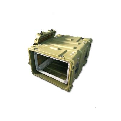 China Tricases Factory ODM/OEM Standard 19 Inch Equipment Server Rack Military Hard Plastic Case 6U 824*542*390mm for sale