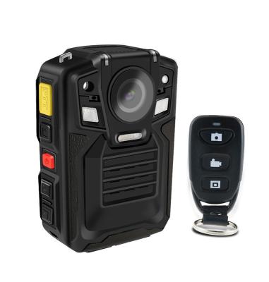 China Remote Control 1296P 4K 2 battery IP67 wireless body worn camera with GPS and external camera en venta