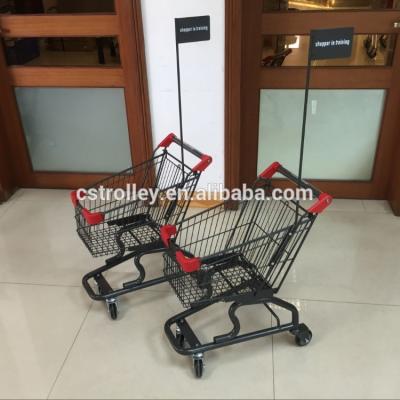 China Unveiling MOQ 20 PCS 26L American Market Supermarket Kids Shopping Cart, Kid Shopping Cart for sale