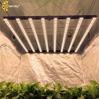 China Seed Starting USA Warehouse Horticulture 640W Led To Grow Light With Full Spectrum 8 Bars Hydroponic Light for sale