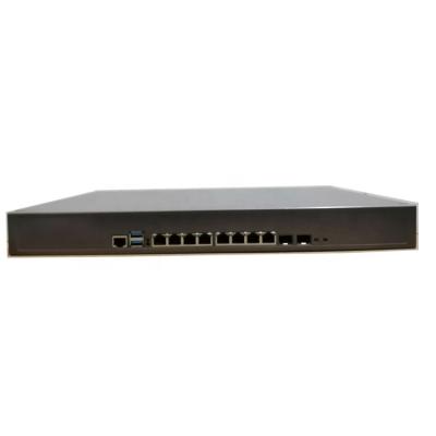 China Intel 3855u Processor Embedded 1U Firewall Computer Barebone with 8 LAN and 2 SFP 350*430*45MM for sale