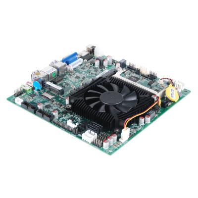 China skylake 3855u industrial mini itx motherboard with hd 10sata 3.0 8usb 3.0 vga lvds data processing header 170X170mm. 6usb 2.0 for sale