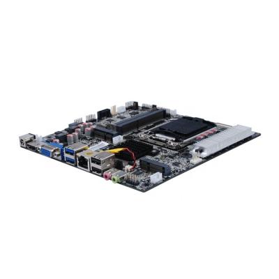 China ITX-110X11A Intel H110 LGA1151 mini mini support i3 i5 i7 lvds motherboard 1 LAN DC power Lvds slim 170*170 mm for sale