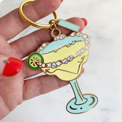 China Custom Hard Soft Key Chains Souvenir Gifts Factory Wholesale 3D Logo Zinc Alloy Souvenir 3D Enamel Metal Key Chain for sale