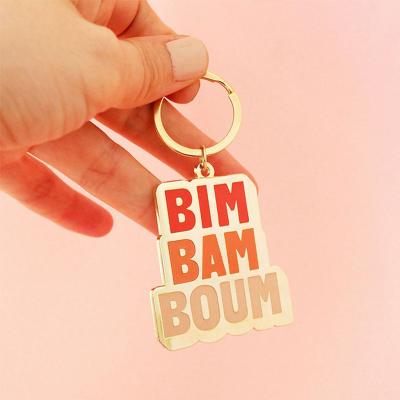 China Custom Cute Promotional Logo Keyring Key Chain 3d Letter Name Keychains Promotion Souvenir Gifts Cute Key Chain Charms Metal Key Chains for sale