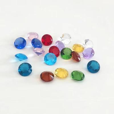 China Europe 10MM Sphere Crystals Craft Vase Home Decor 80pcs/bag Crystal Diamond Rainbow Glass Beads Feng Shui Decorative Gift Wedding for sale