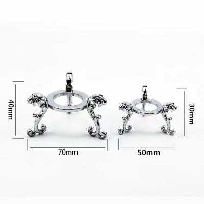 China China Wholesale Metal Display Stand Base For Crystal Ball Base Sphere Stone Glass Table Marble Stand Decoration Home Ornaments for sale