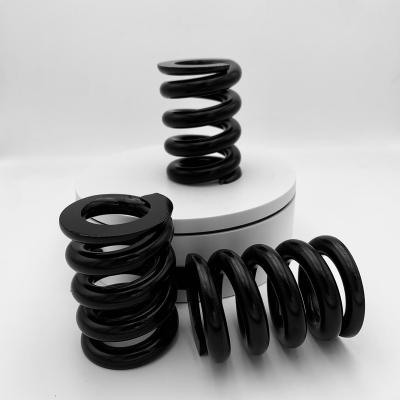 China Coil Carbon Steel Coil Black Power Coating High Temperature Steel Car Lowering Compression Springs for sale