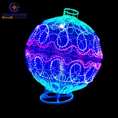 China Commercial Use Customized Outdoor Holiday Ramadan Lights Decorations Waterproof Large LED Ball Light for sale