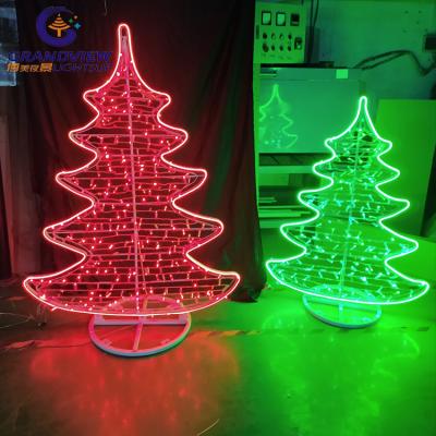 China Regular Shine or Glitter Hot Sale Outdoor Holiday Christmas Decorate Christmas Trees Ornament 1.2m 1.5m 220v 110v 24v for sale