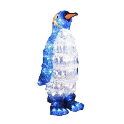 China Regular Shine LED 3D Pattern Penguin Light With Acrylic Decoration For Zoo Park for sale