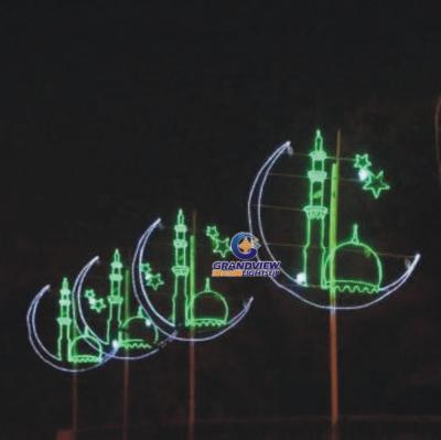 China Ramadan Holiday Street Theme LED Lights Ramadan Decoration Led Pattern Lights Length: 1.0m (Custom Made) for sale