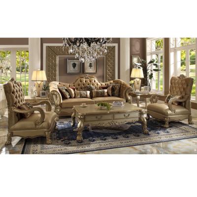 China (Other) Interesting Luxury French Baroque Adjustable Palace Sofa Set /Royal Color Hand Carved Fabric Sofa/European Living Room Furniture for sale