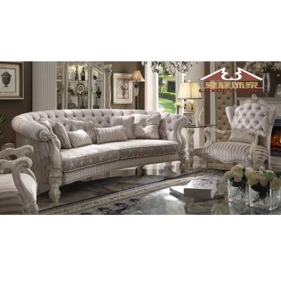 China Longhao Style Furniture Adjustable Royal Leather Living Room Sofas Lightweight Luxury Sofas , Couch Sectional Living Room Sofa Set Custom Furniture for sale