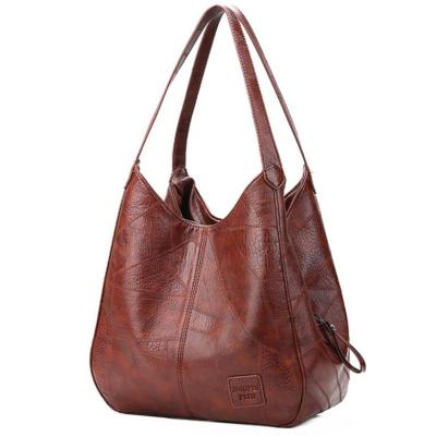 China High Quality Large Capacity Trapeze Designer Women's Tote Handbag Luxury Brand Lady Simple Handbag Leather for sale