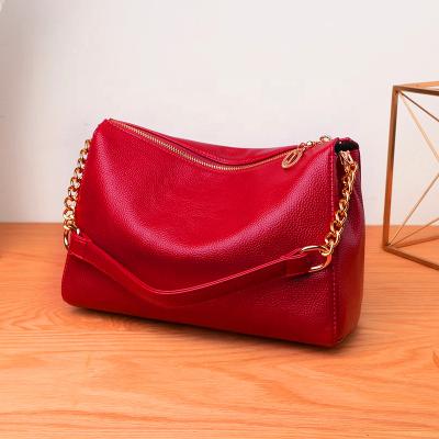 China 100% Eco-friendly Fashion Handbag Classic Casual Cross - Feminine Ladies Tote Bag Handbag Leather Soft Body Bag Handbag for sale