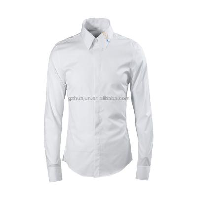 China Autumn High Quality 100% Cotton Long Sleeve Anti-Wrinkle Party Dress Shirt For Men for sale