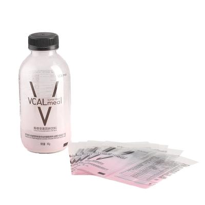 China High Quality Moisture Proof PVC Pet Food Jar Shrink Sleeves Printing Logo Labels Water Bottle Wrap Shrink for sale