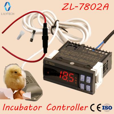 China ZL-7802A Farms, Temperature Humidity Controller, Thermostat Hygrostat, Incubator Controller, 5A Rated Current Output for Heater for sale