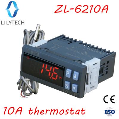 China 10A product ZL-6210A, temperature controller, thermostat, economic cold storage controller, Lilytech for sale