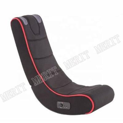 China Foldable Ergonomic Foldable Portable Rocker Packing TV PC Computer Reading Gaming Chair with Onboard Speakers for sale