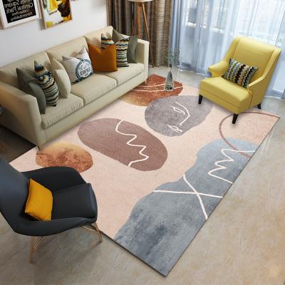 China Nordic modern home simple bedroom style rug contemporary and contracted velvet sofa coffee table crystal carpet carpet living room for sale