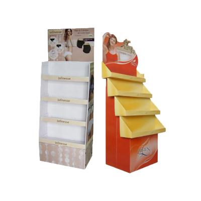 China Recyclable Single Sided Corrugated Factory Cardboard Pallet Display For Food Snacks Cardboard Pallet Display for sale